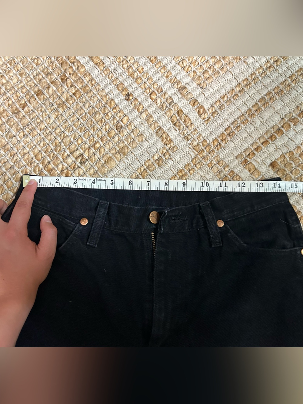 Wrangler Black Straight-Leg Jeans - Picture 3 of 8